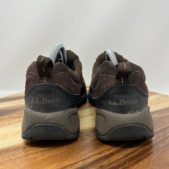 LL Bean Men's Size 9 Medium Comfort Brown Leather Suede Slip On Shoes 277304 - Picture 7 of 12